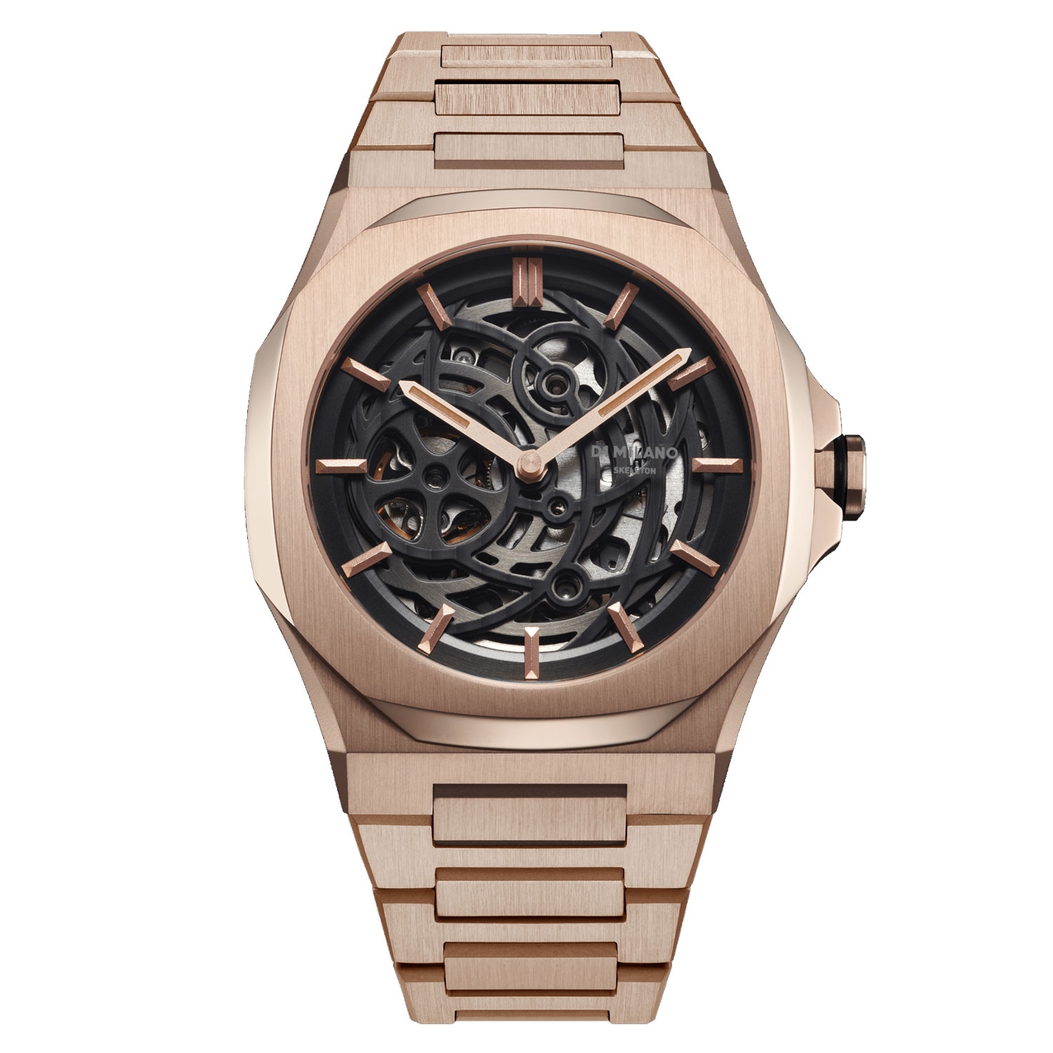 D1 MILANO SKELETON BRACELET Mod. ROSE GOLD - Automatic